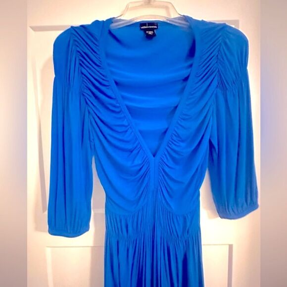 Moda International Ruched Midi Dress - Picture 1 of 8